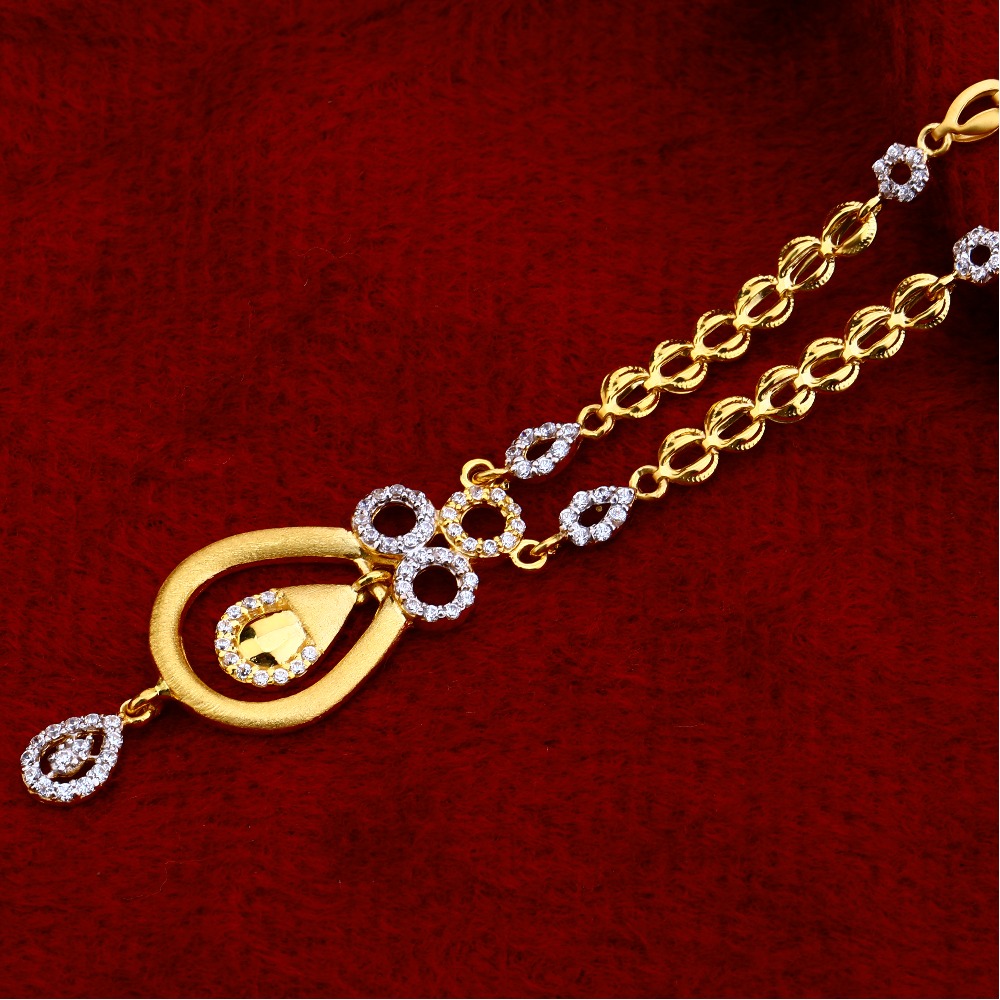 22kt Gold Hallmark Designer Chain Necklace CN141 - Image 2