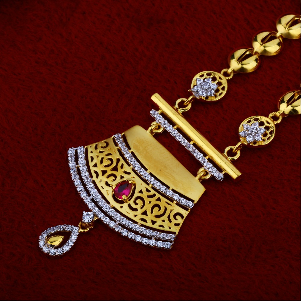 916 Gold Hallmark Exclusive Chain Necklace CN12 - Image 3