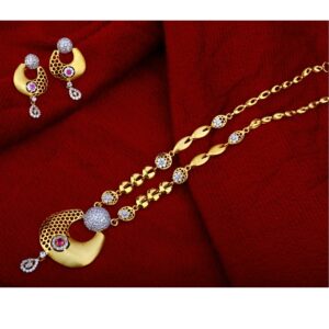 916 Gold Stylish  Chain Necklace   CN07