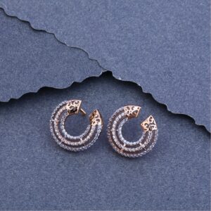 750 Rose Gold Cz  Hallmark  Bali RFB42