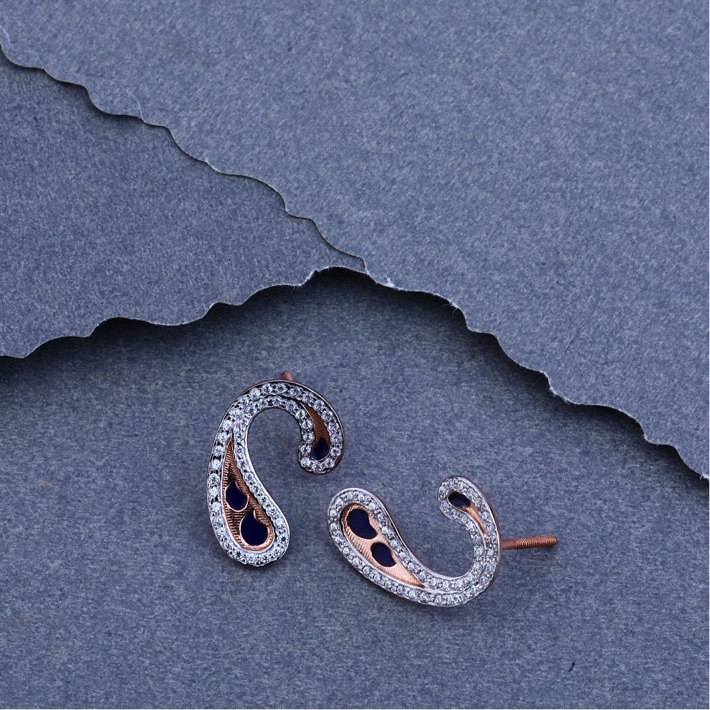 750 Rose gold Hallmark Stylish Bali RFB34
