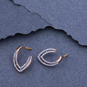 18ct Rose Gold Cz  Exclusive   Bali  RFB33