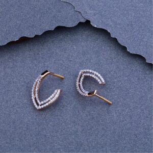 18ct Rose Gold Stylish Hallmark Bali RFB29