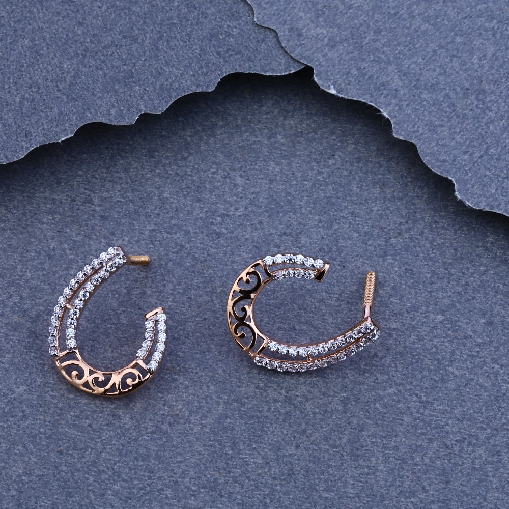 18ct Rose gold Hallmark Designer Bali RFB26