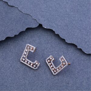 18ct Rose Gold eXCLUSIVE  Cz Bali  RFB21