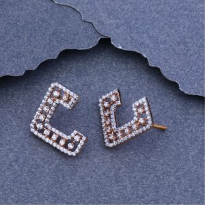 18ct Rose Gold Classic Cz Bali  RFB19