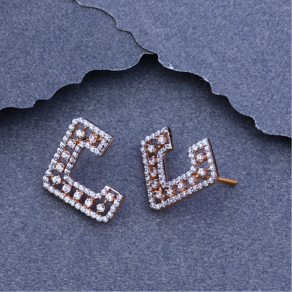 18ct Rose Gold Classic Cz Bali  RFB19