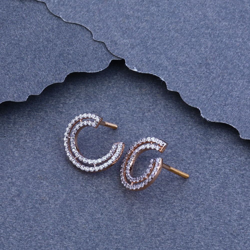 750 Rose Gold Hallmark Fancy  Bali RFB18