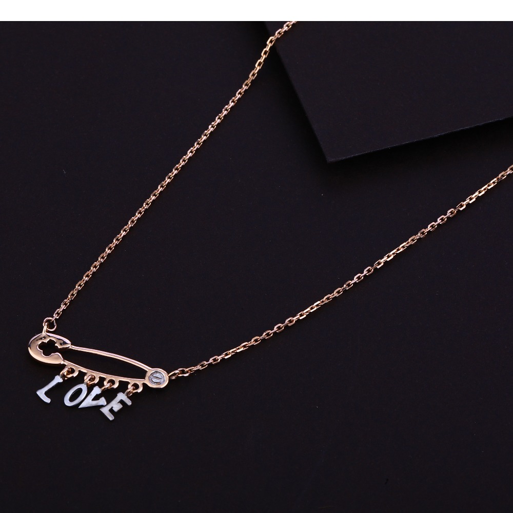 18ct Rose Gold Designer   Necklace  RTM19