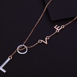 750 Hallmark  Rose Gold  loveml  Necklace  RTM14