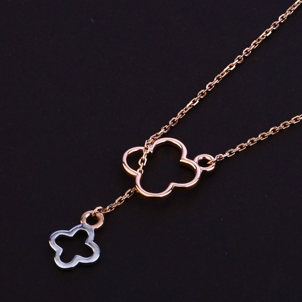 750 Hallmark Rose Gold Fancy Necklace RTM13 - Image 2