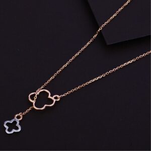 750 Hallmark  Rose Gold  Fancy  Necklace  RTM13