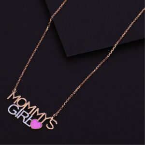 18ct Rose Gold Hallmark Girls  Necklace RTM03
