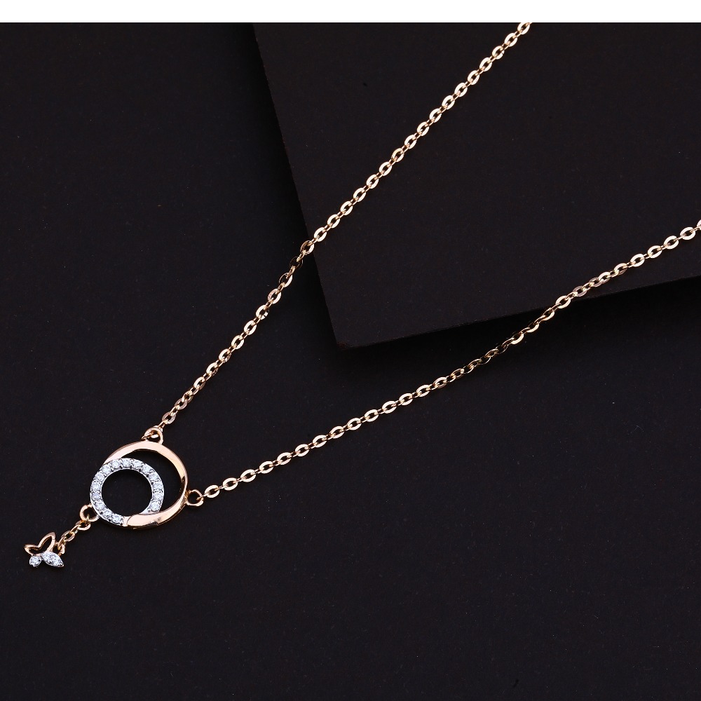 750 Rose Gold Designer Necklace RTM82