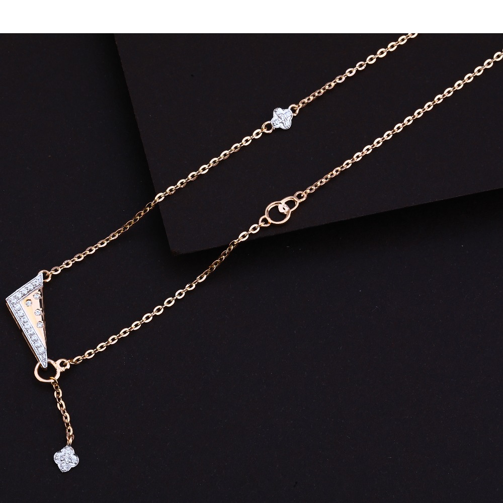 750 Rose Gold Designer  Necklace RTM79
