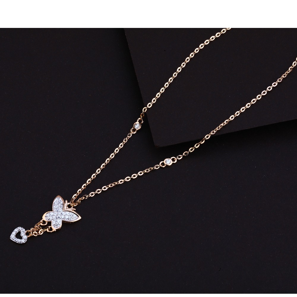 750 rOSE GOLD FANCY nECKLACE RTM73