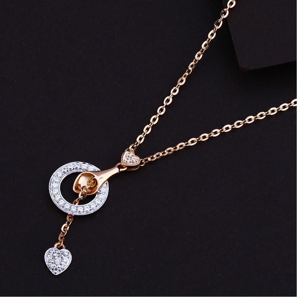 750 Rose Gold Hallmark Stylish Tanmaniya RTM71 - Image 2