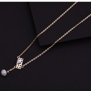 18ct   Rose Gold  Hallmark  Stylis Necklacec RTM60