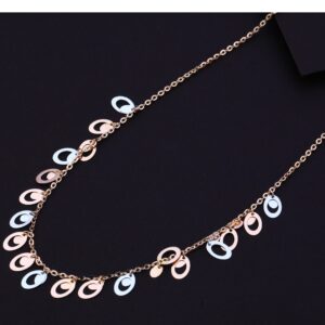 18ct   Rose Gold  Hallmark  Classic  Necklace RTM56