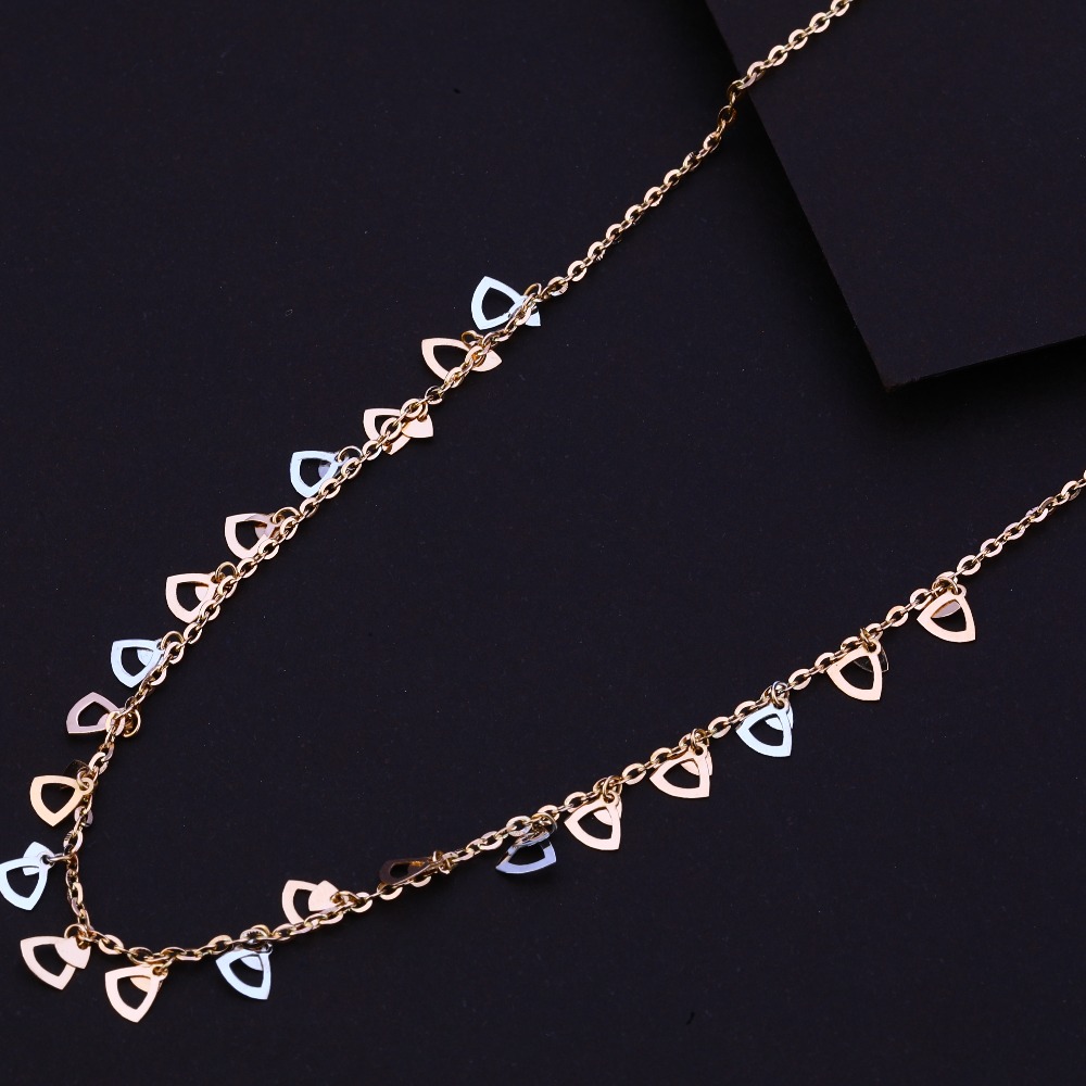 750 Rose Gold Stylish   Necklace RTM44