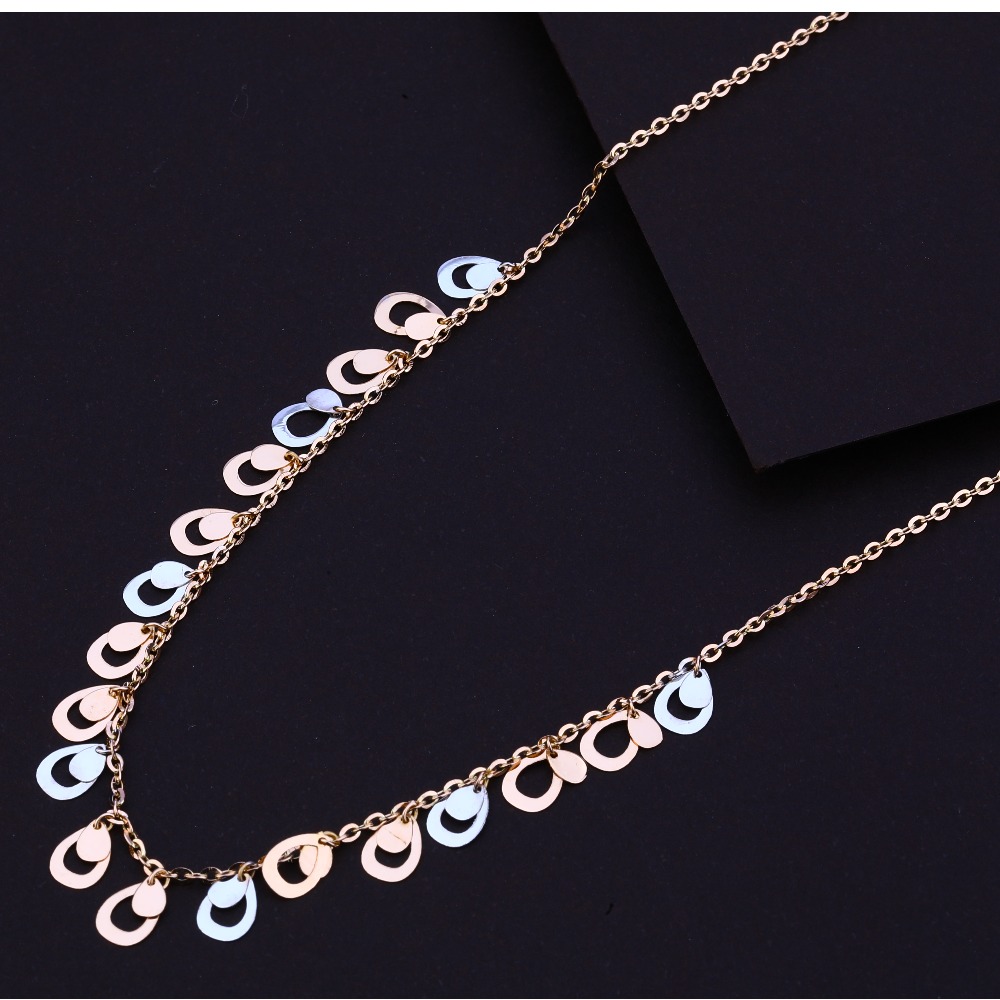 750 Rose Gold Classic Necklace RTM41
