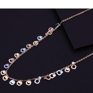 750 Rose Gold Fancy Necklace RTM40