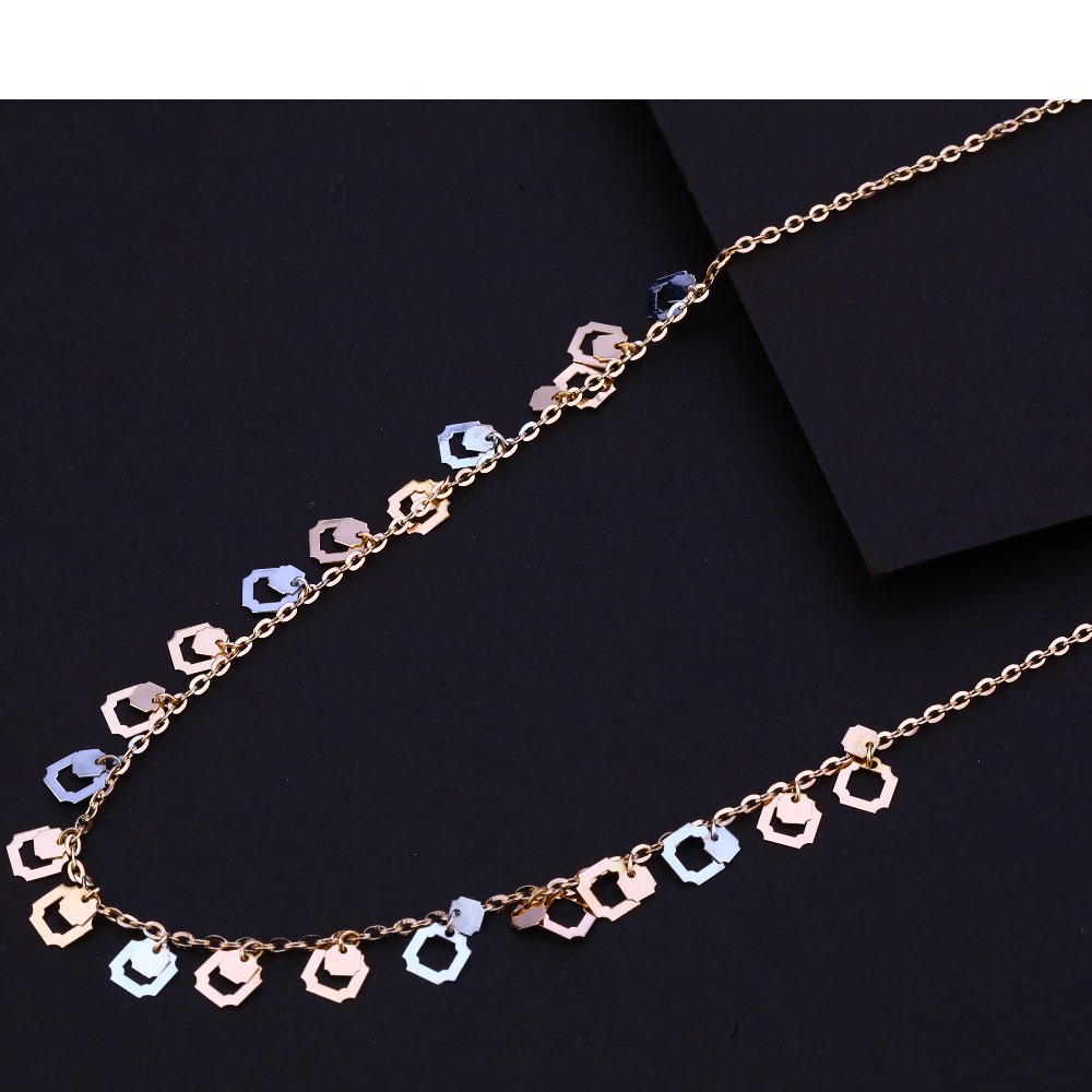 750 Rose Gold Fancy Necklace RTM40