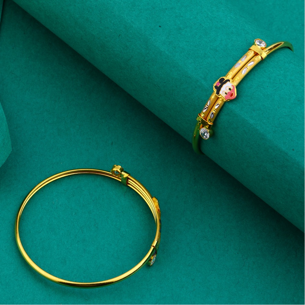 18ct Gold Hallmark Gold Balveer  Kids Kadali KK23
