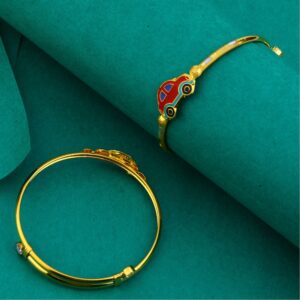 18ct Gold Hallmark Gold Car Design  Kids Kadali KK22