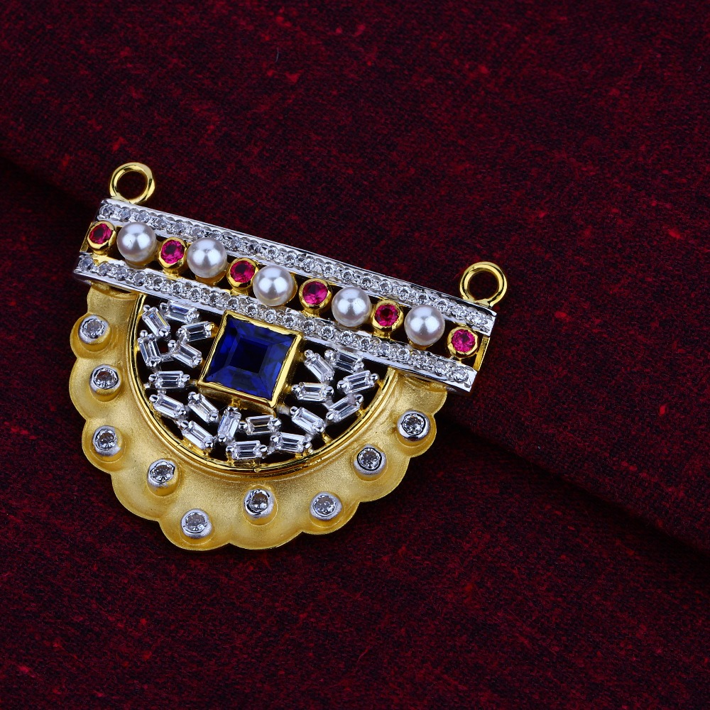 750 Gold  Superb  Mangalsutra Pendant MSFP17