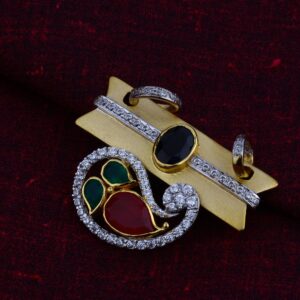 750 Gold Stylish  Mangalsutra Pendant MSFP16