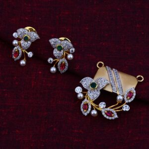 18ct Gold Hallmark  Fancy  Mangalsutra Pendant  MSFP09