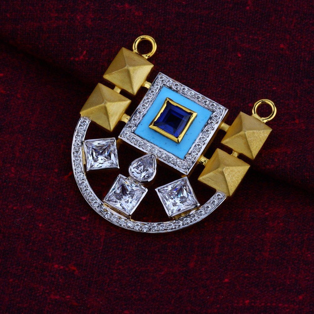 18ct Gold Hallmark  Designer  Mangalsutra Pendant  MSFP08