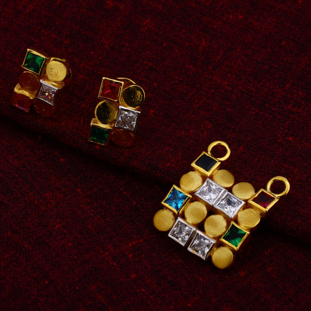 750 Gold Hallmark  Exclusive Mangalsutra  Pendant MSFP22