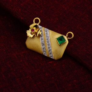 750 Gold Hallmark  Designer Mangalsutra  Pendant MSFP21