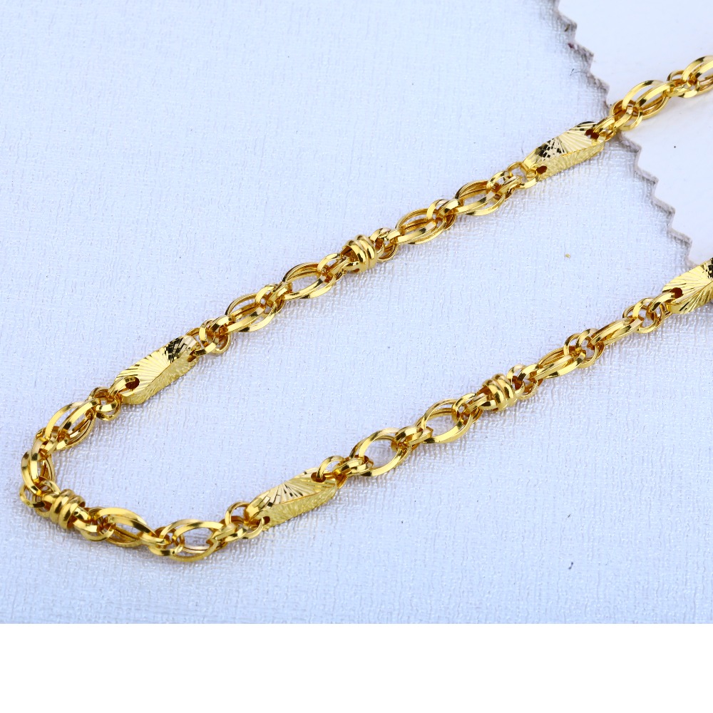 916 gold mens choco chain mch130