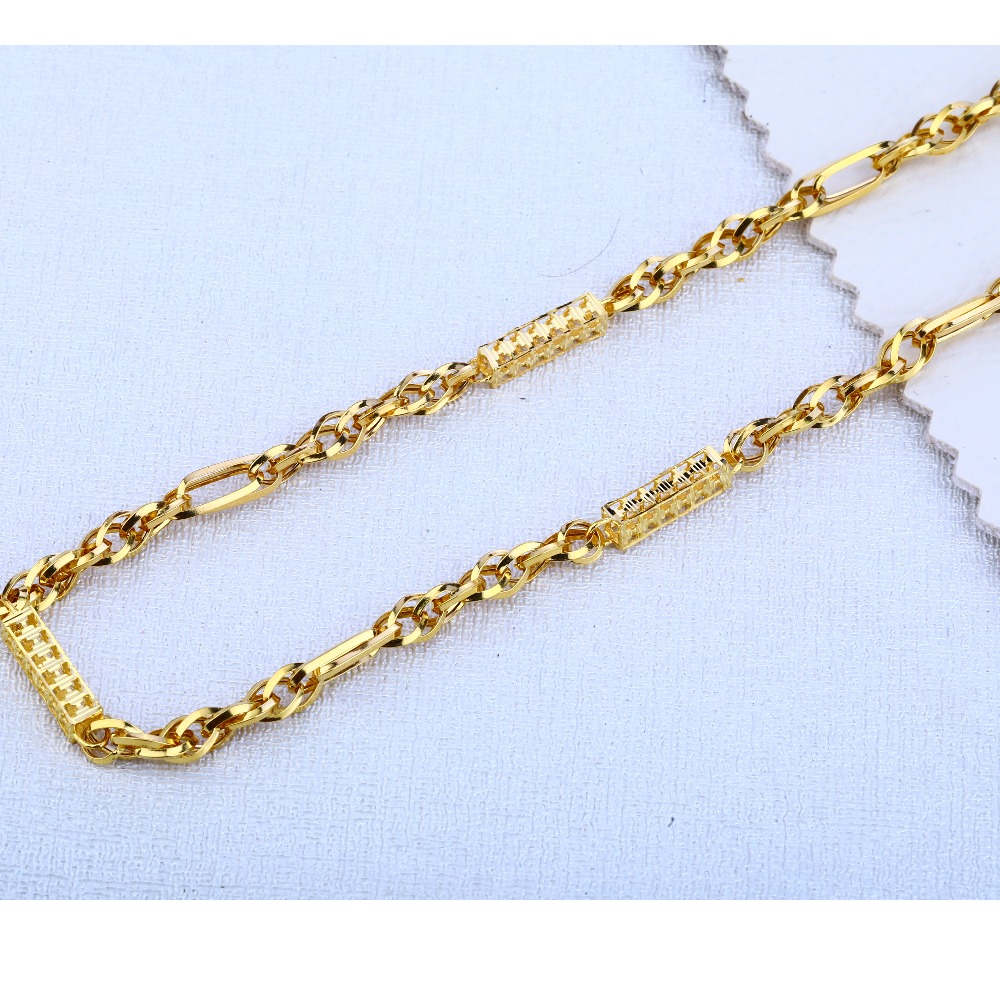 22ct Gold Stylish  Choco Chain  MCH119