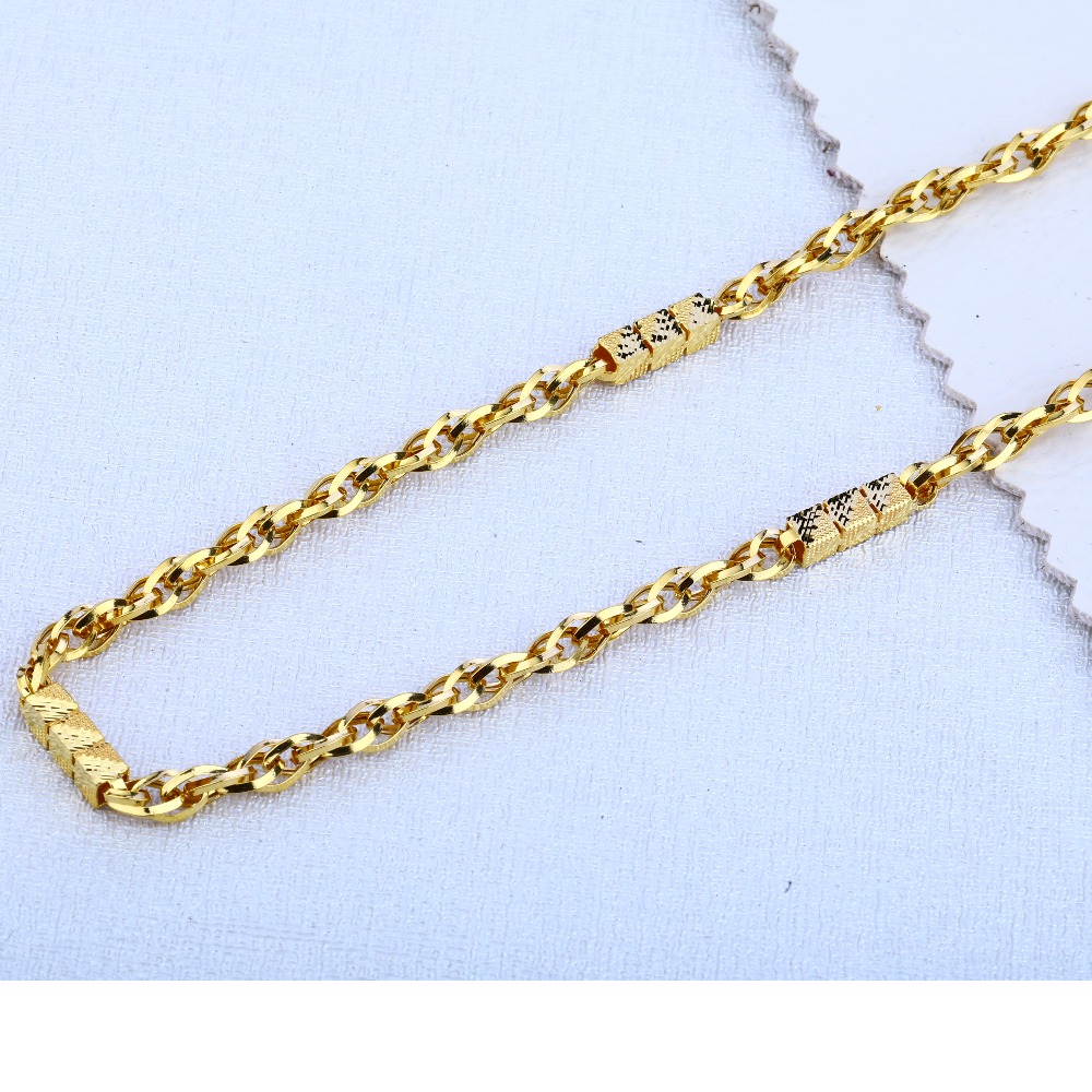 916 Gold Classic  Mens  Choco Chain MCH115