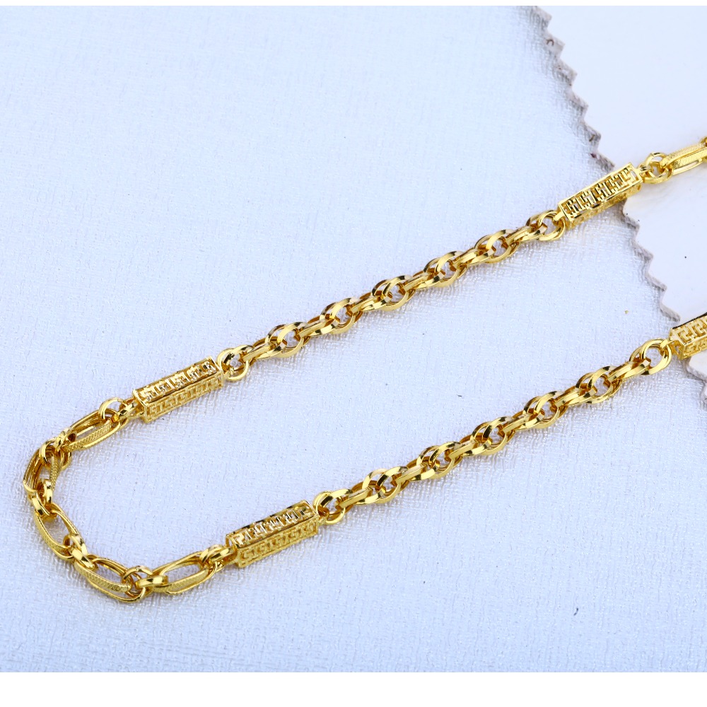 916 Gold Fancy Mens  Choco Chain MCH111