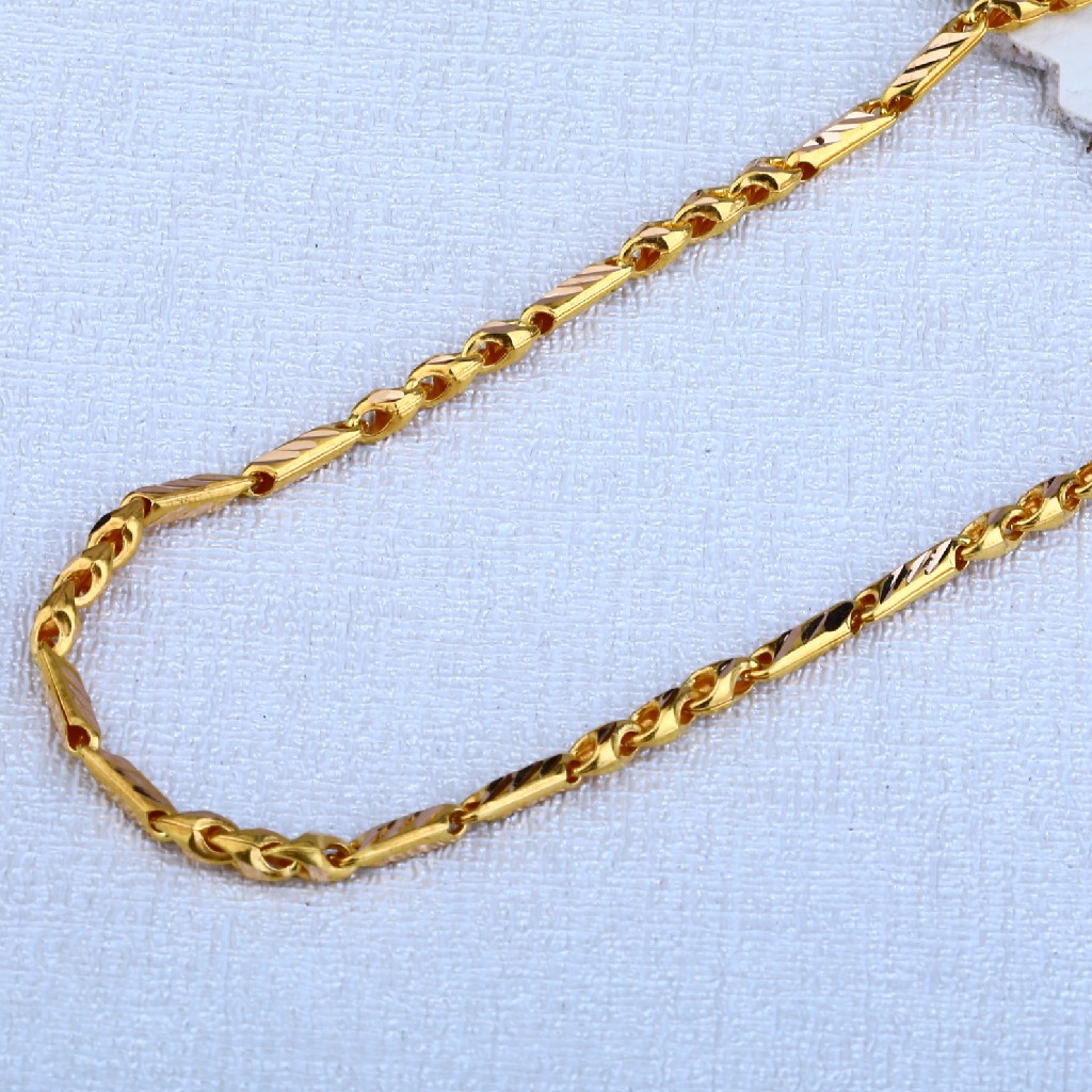 22ct Gold Hallmark Classic Choco Chain MCH65 - Image 2