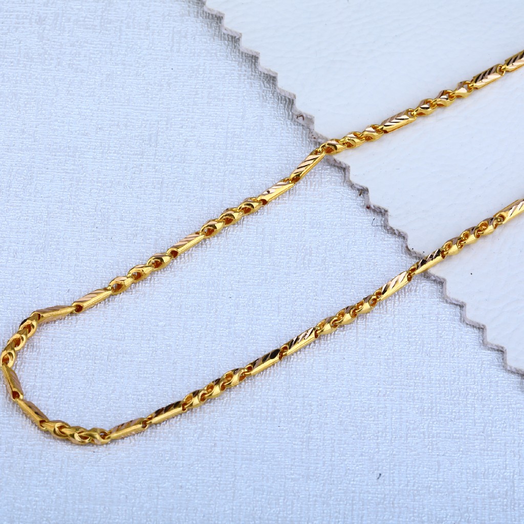 22ct Gold Hallmark Classic Choco Chain MCH65