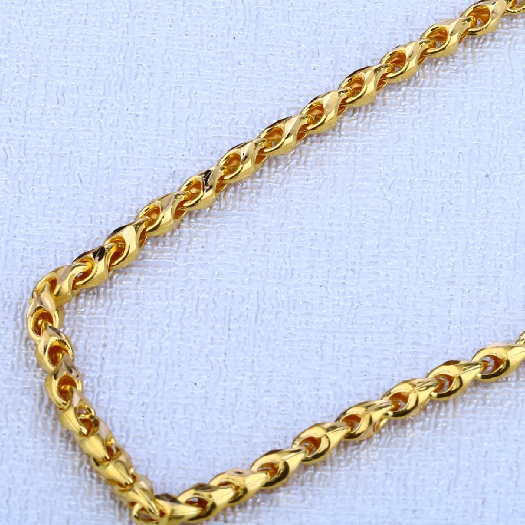 22ct Gold Hallmark Exclusive Choco Chain MCH67 - Image 2
