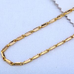 22ct Gold Hallmark Fancy Choco Chain MCH68