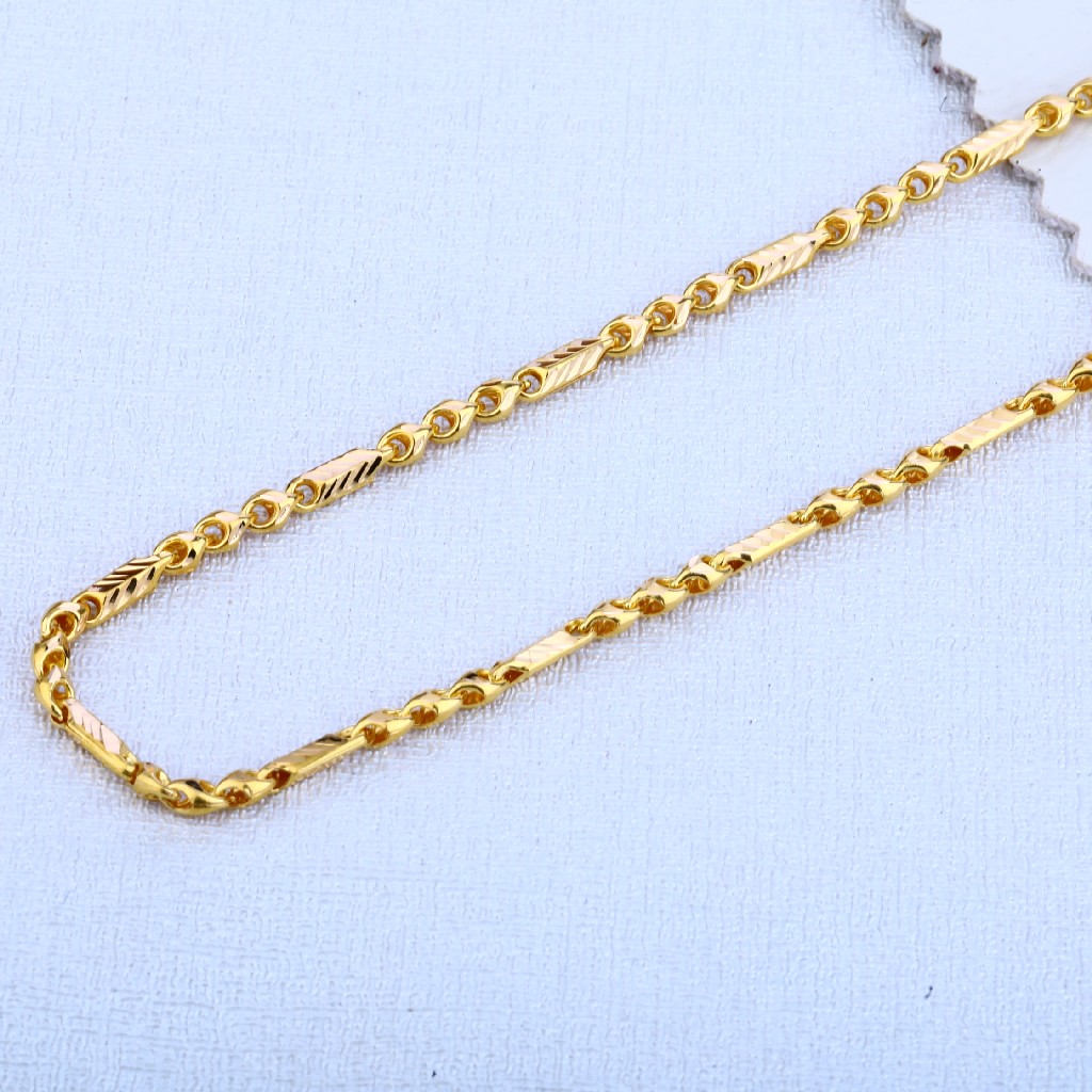916 Gold Fancy Men's Choco Chain MCH83
