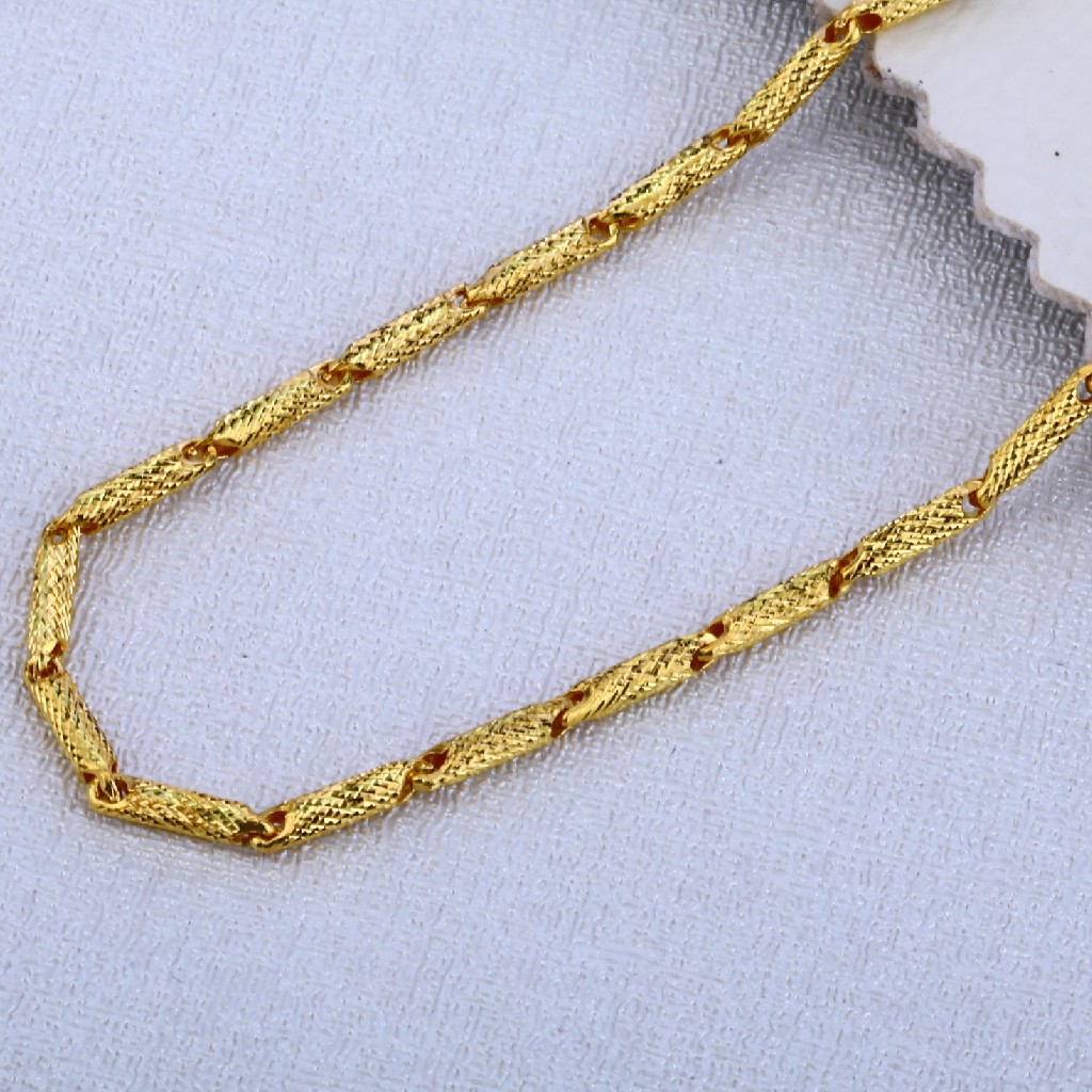 22ct Gold Fancy Choco Chian MCH136 - Image 2