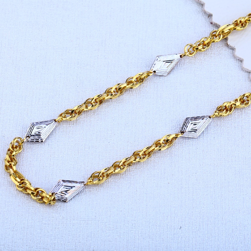 916 Gold Stylish  Men's Choco Chain MCH92