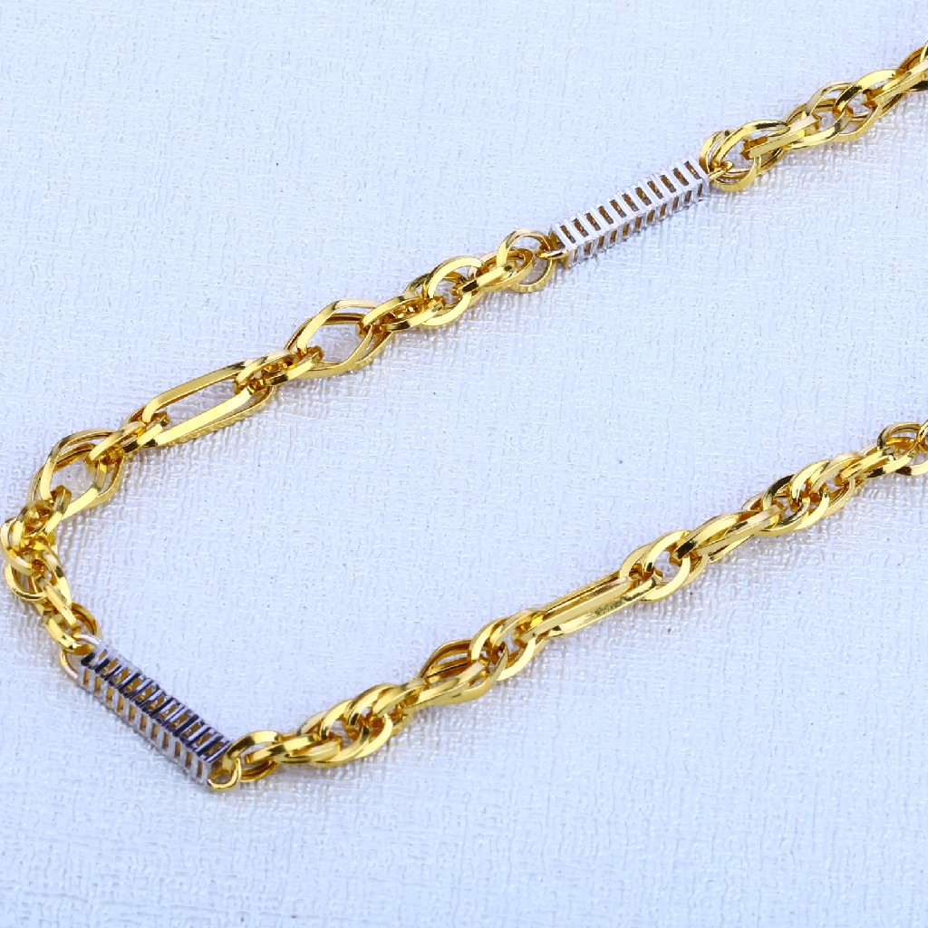 916 Gold Classic Men's Choco Chain MCH93 - Image 2