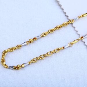 916 gold designer men's choco chain mch