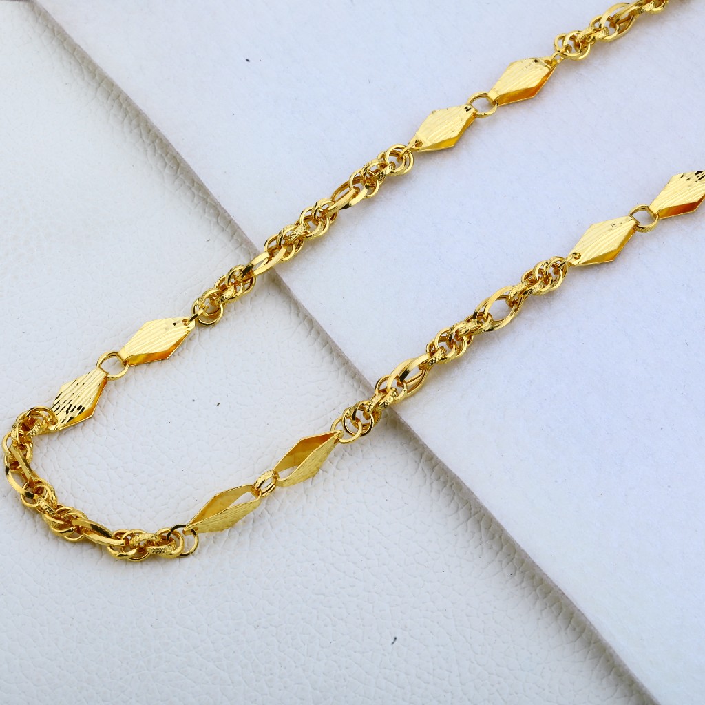 22ct  Gold Hallmark Choco Chain MCH192