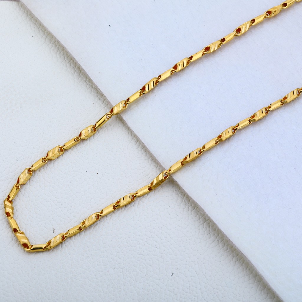 916 Gold Hallmark Stylish Choco Chain MCH194